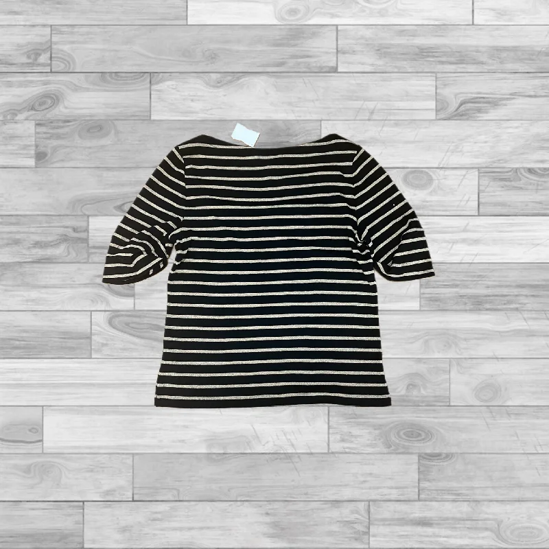 women's tops for those who appreciate subtle and muted tonesTop Long Sleeve By Ralph Lauren In Striped Pattern, Size: Xl