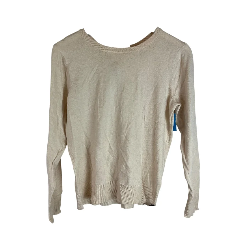 women's tops for those who want to make a fashion statementTop Long Sleeve By Cupio In Cream, Size: L