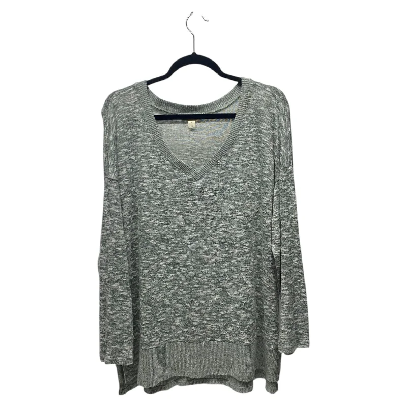 women's tops for those who want to elevate their everyday wear with chic and elegant piecesTop Long Sleeve By Style And Company In Green & White, Size: Xl