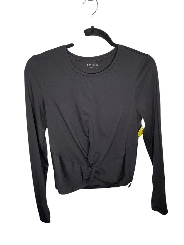 women's tops for mixing and matching with different bottomsTop Long Sleeve By Athleta In Black, Size: S