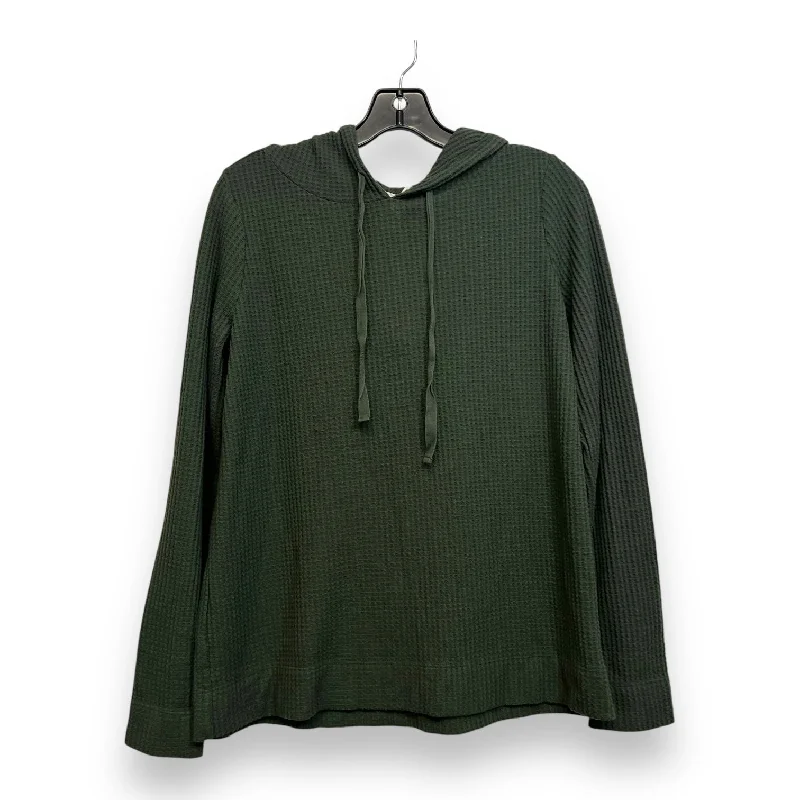 women's tops with flutter sleevesTop Long Sleeve By Loft In Green, Size: S