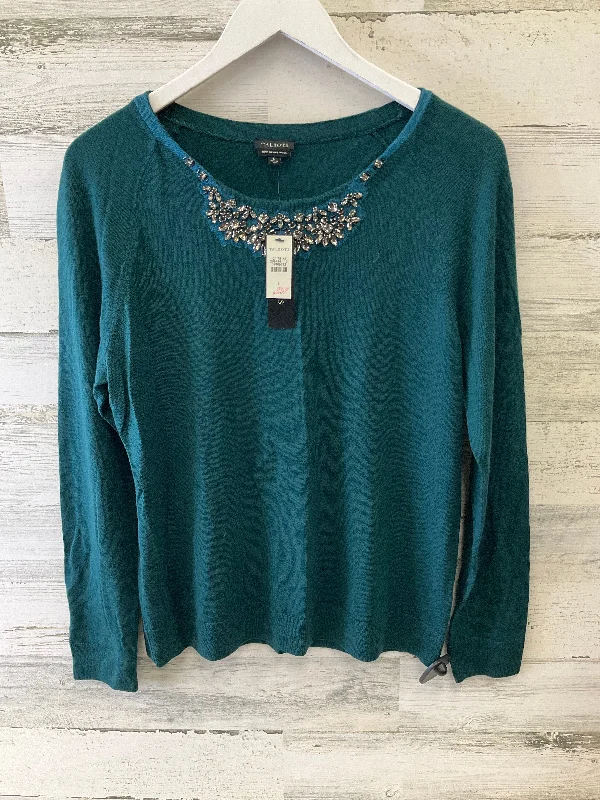 women's tops for those who want to stay updated with the latest fashion trendsTop Long Sleeve By Talbots In Green, Size: L