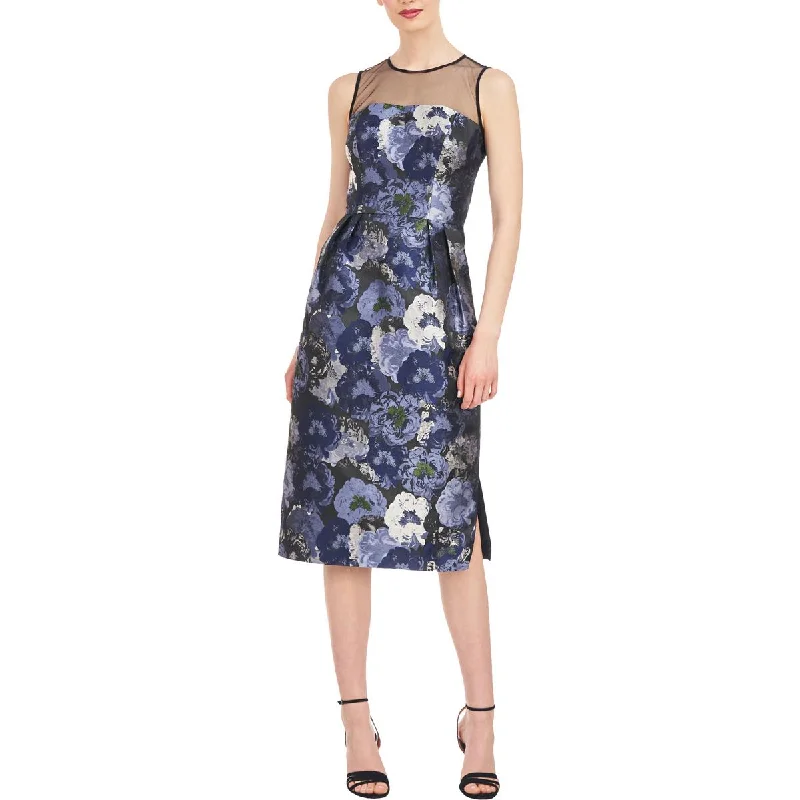 women's lace-up dressesKay Unger New York Womens Floral Print Mini Cocktail And Party Dress