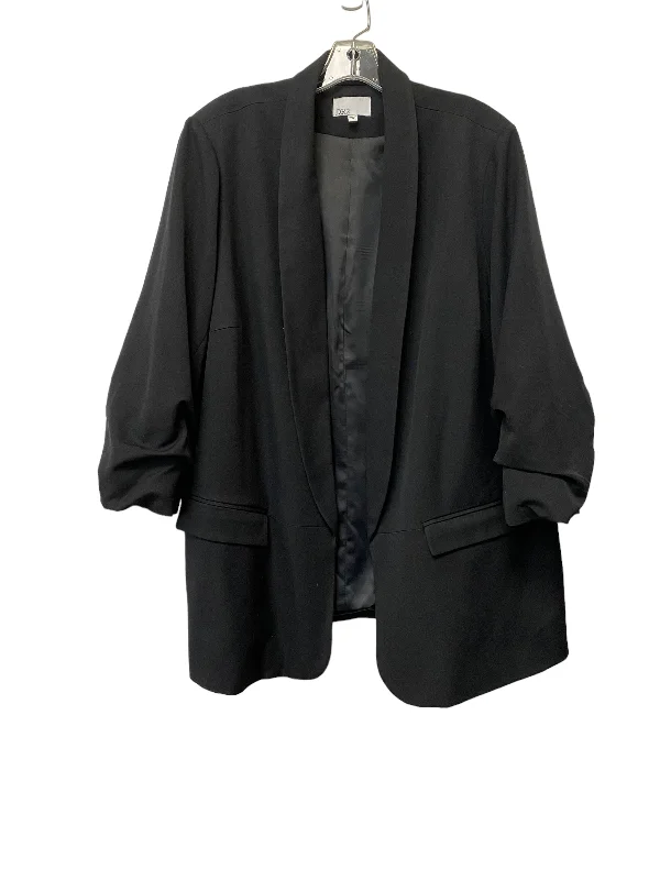 women's coats for countryside strollsBlazer By Dr2 In Black, Size: 3x