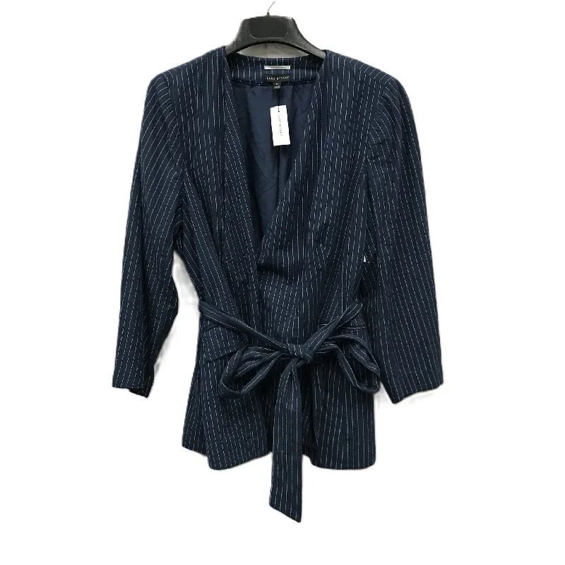 women's coats for those who want to make a fashion statementBlazer By Lane Bryant In Blue, Size: 1x