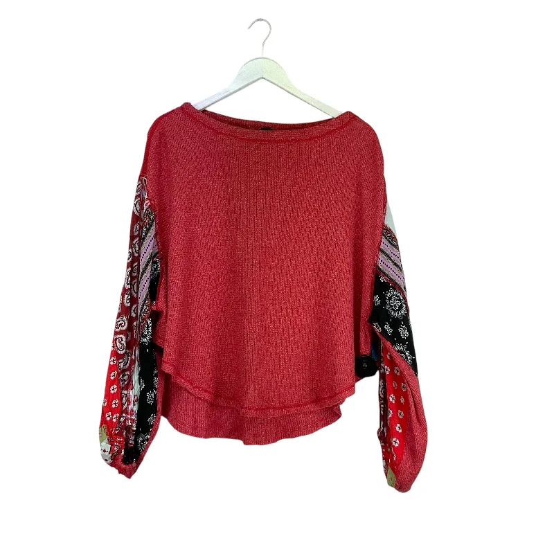 women's tops for fashion-forward individualsTop Long Sleeve By We The Free In Red, Size: S