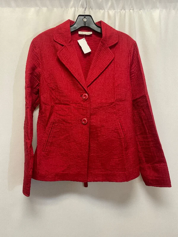 women's coats for fashion-forward individualsBlazer By Coldwater Creek In Red, Size: M