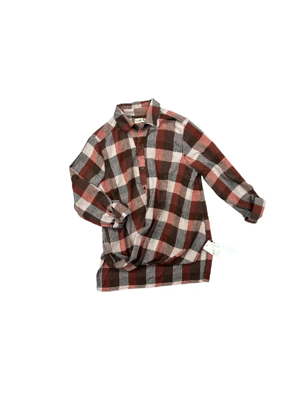 women's tops for statement-making outfitsTop Long Sleeve By Blanknyc In Plaid Pattern, Size: Xs