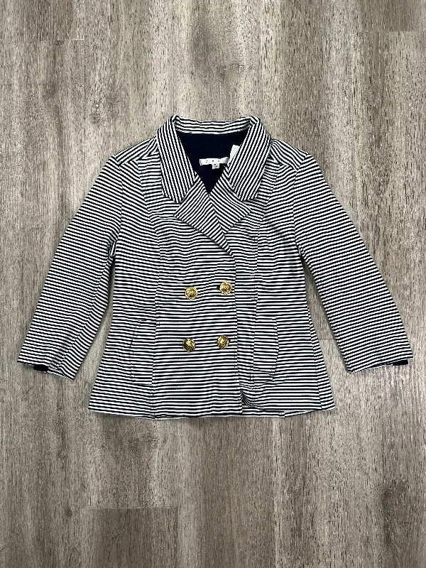 women's coats for fall and winter transitionsBlazer By Cabi In Striped Pattern, Size: S