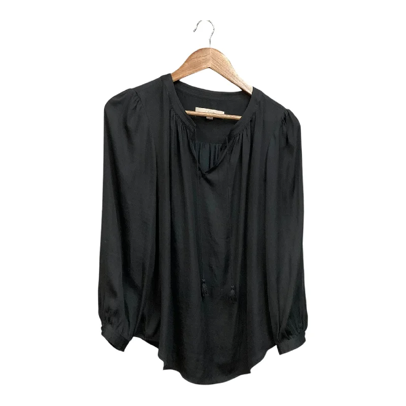 affordable women's topsTop Long Sleeve By Loft In Black, Size: M