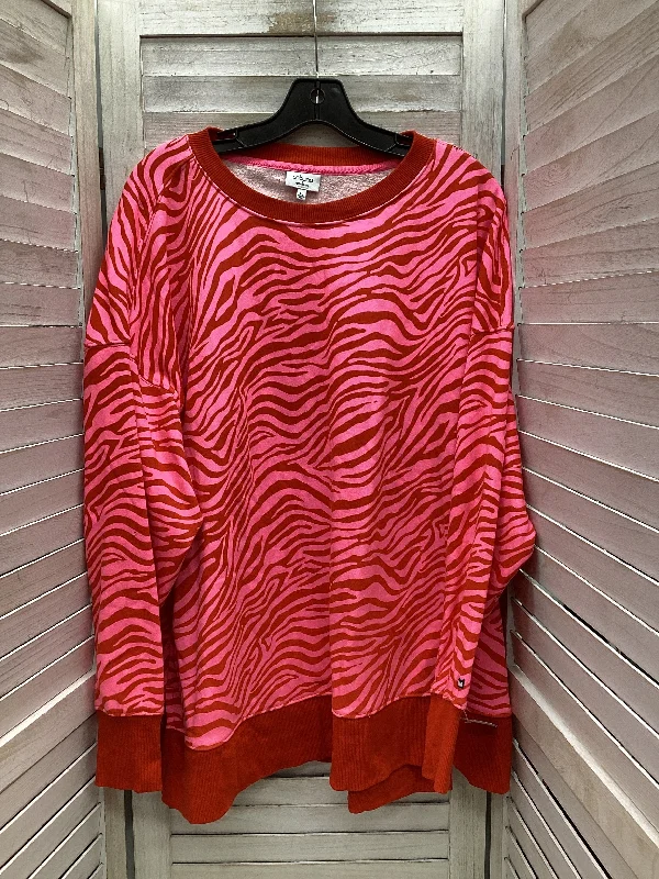 women's tops for those who want to show off their figure in a flattering wayTop Long Sleeve By Crown And Ivy In Striped Pattern, Size: Xl