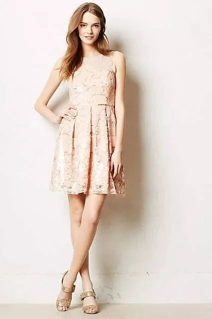 Ruffle DressPink Sequin Midi Dress