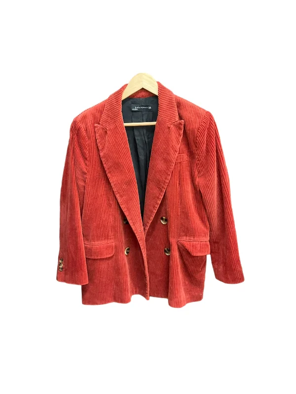 women's coats for layeringBlazer By Zara Women In Red, Size: Xl