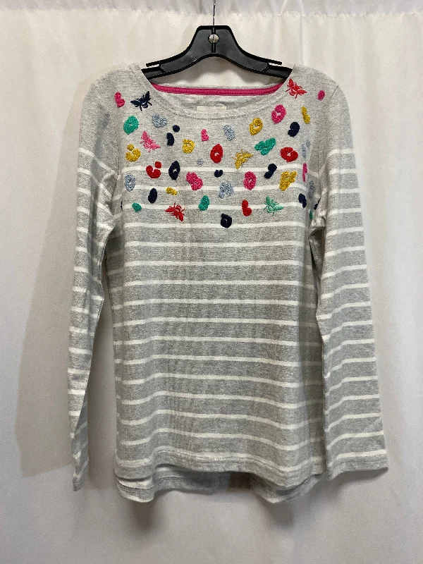 women's tops for boho-chic stylesTop Long Sleeve By Joules In Grey, Size: M