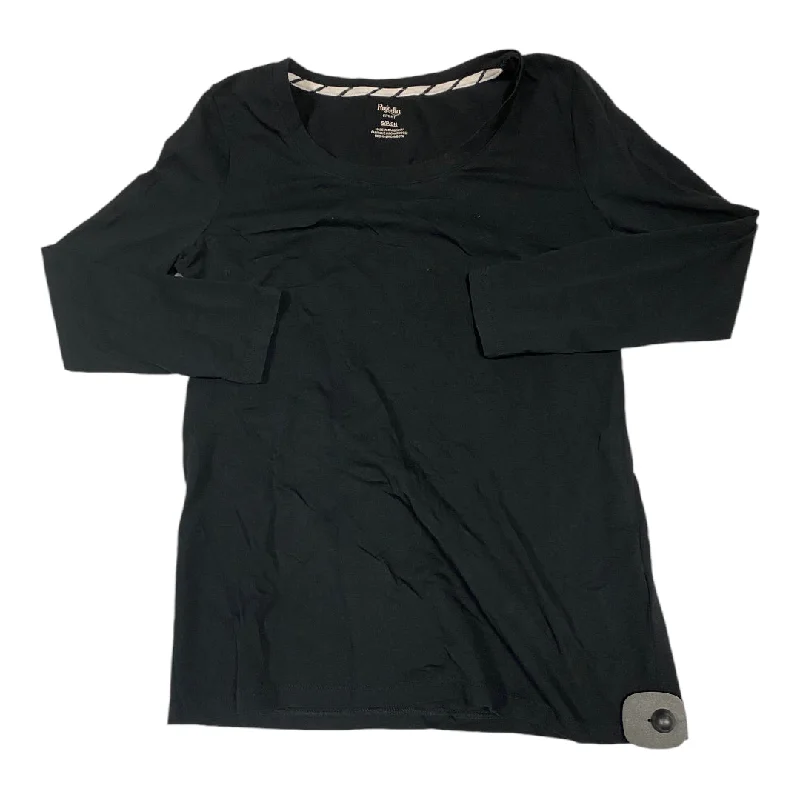 women's tops with unique designsTop Long Sleeve Basic By Rafaella In Black, Size: S