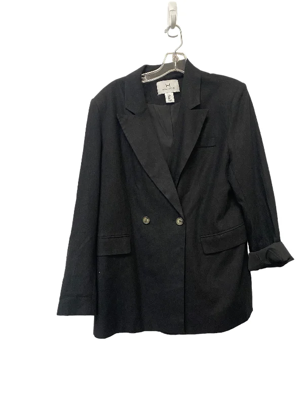 leather coats for womenBlazer By Halston In Black, Size: L