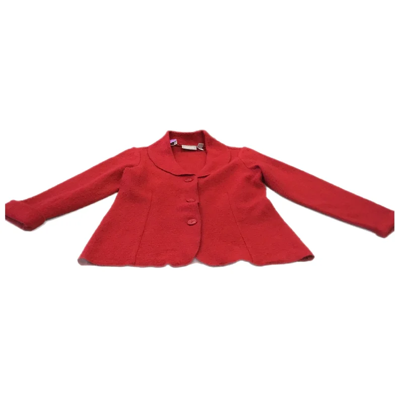 women's coats with floral printsBlazer By Chicos In Red, Size: 0