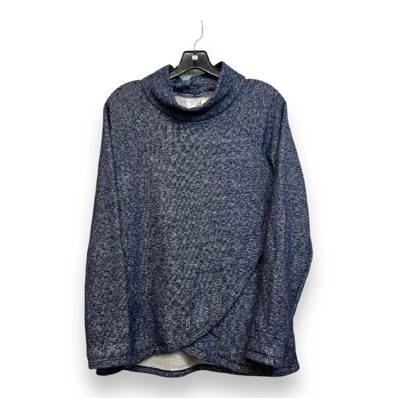 women's tops for those who want to add a personal touch to their wardrobe with unique and one-of-a-kind piecesTop Long Sleeve Basic By Sol Angeles In Navy, Size: M