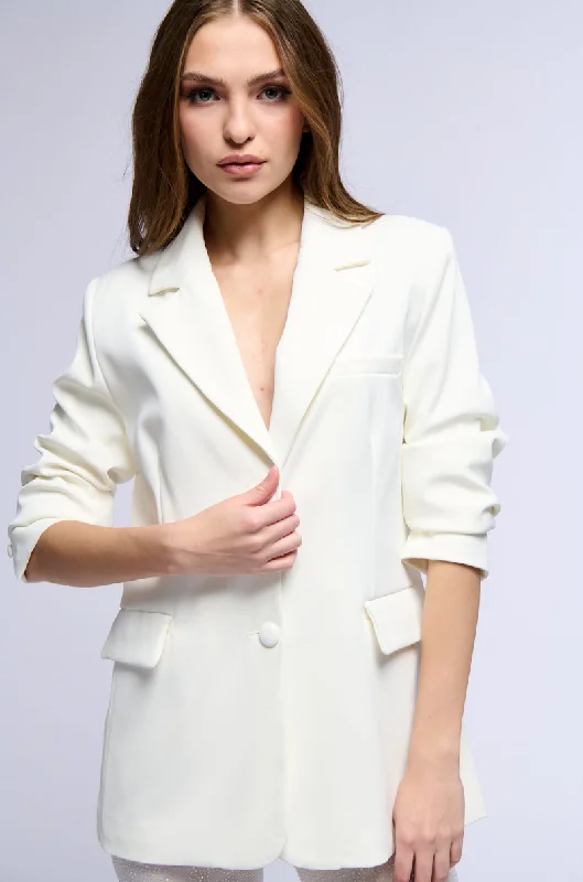 women's coats that offer both functionality and fashion-forward flairBACK TO BASICS CORE BLAZER