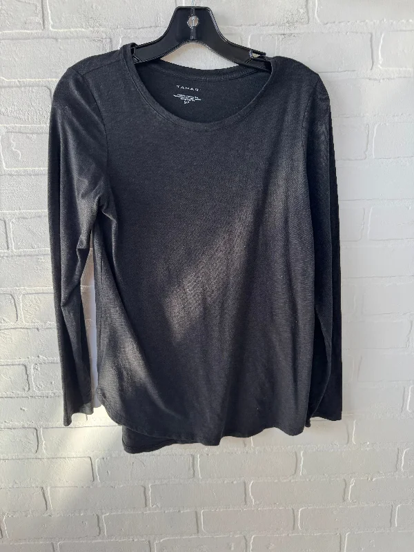 women's tops for those who want to add a touch of elegance and sophistication to their everyday wearTop Long Sleeve Basic By Tahari By Arthur Levine In Black, Size: S