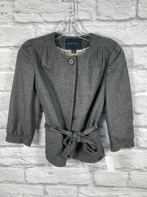 women's coats with military-inspired designsBlazer By Banana Republic In Grey, Size: Xs