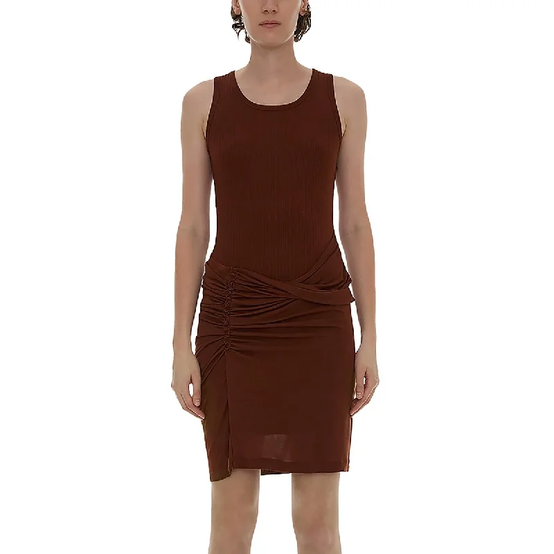 Zip-Up DressHelmut Lang Womens Mini Tank Dress T-Shirt Dress