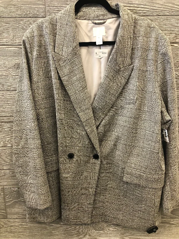 women's coats for cocktail partiesBlazer By H&m In Grey, Size: Xxl