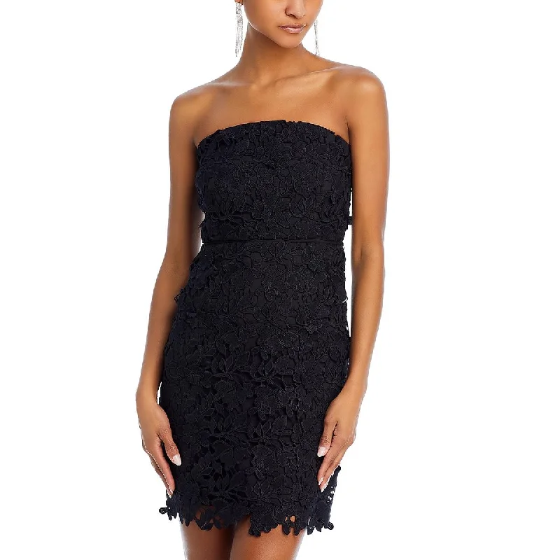 Skater DressSam Edelman Womens Lace Mini Cocktail And Party Dress