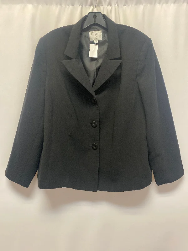 women's coats that offer both functionality and fashion-forward flairBlazer By Le Suit In Black, Size: 1x