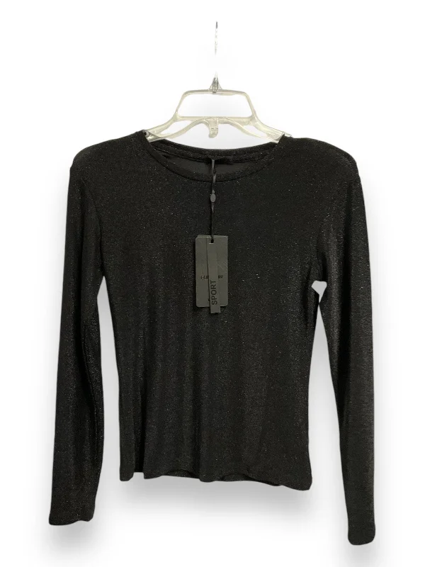 women's tops made from cottonTop Long Sleeve By Gibson In Black, Size: S