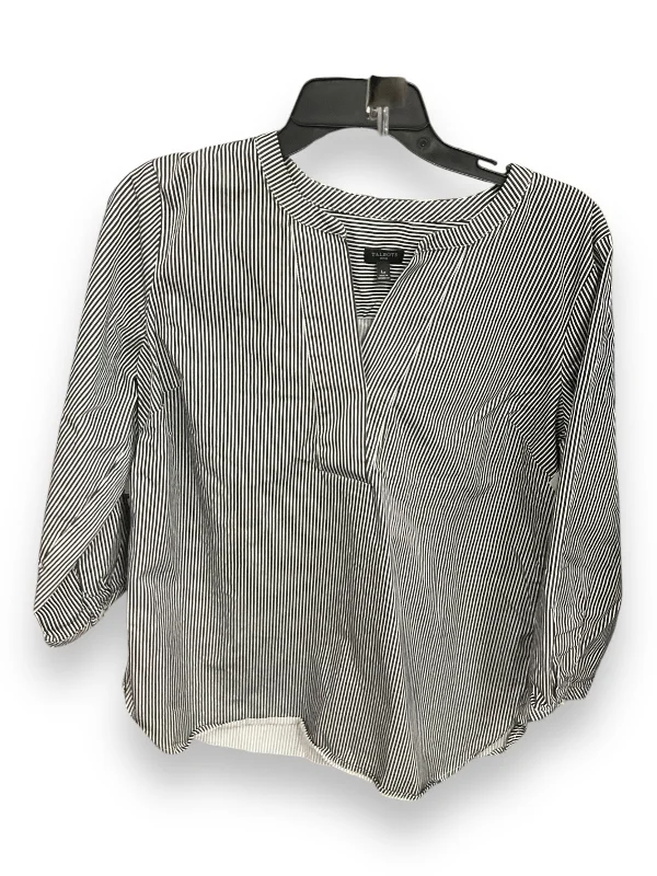 women's tops for those who want to elevate their everyday wear with chic and elegant piecesTop Long Sleeve By Talbots In Striped Pattern, Size: L