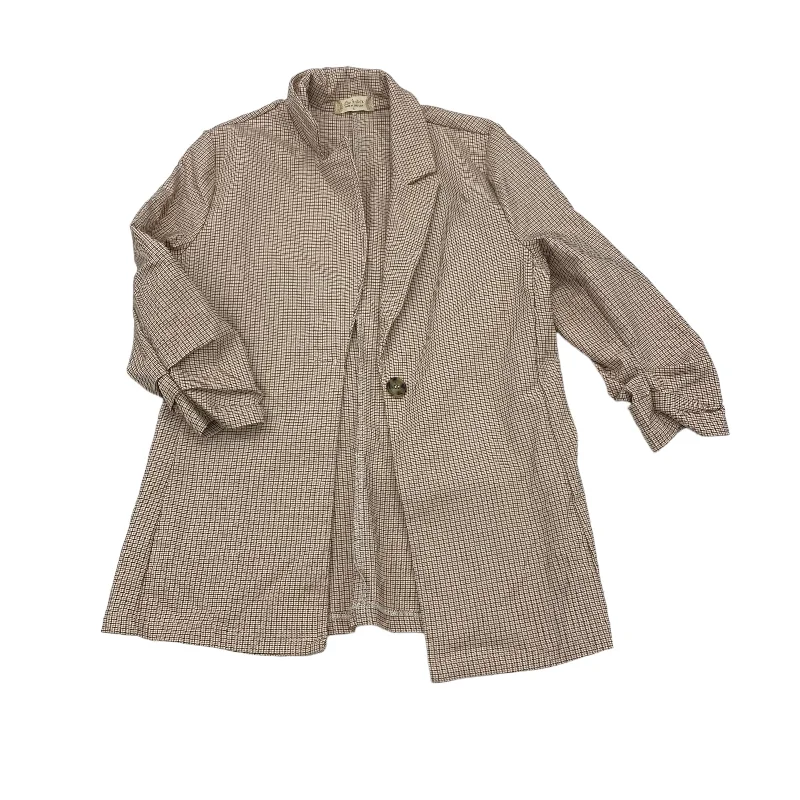 peacoats for womenPINK & TAN BLAZER by ALTARD STATE Size:S