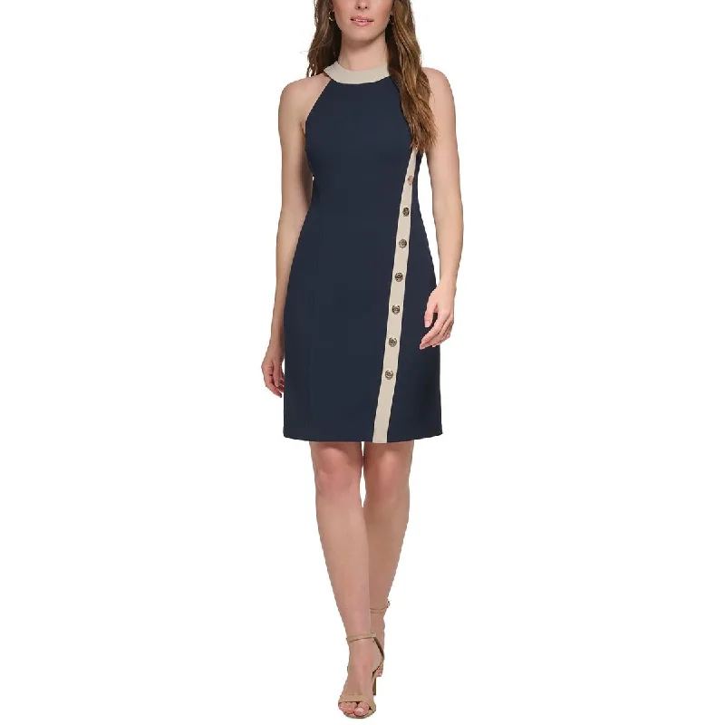 women's high-end dressesTommy Hilfiger Womens Petites Business Mini Sheath Dress