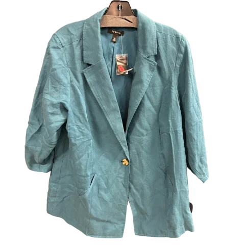 casual women's coatsBlazer By Torrid In Teal, Size: M