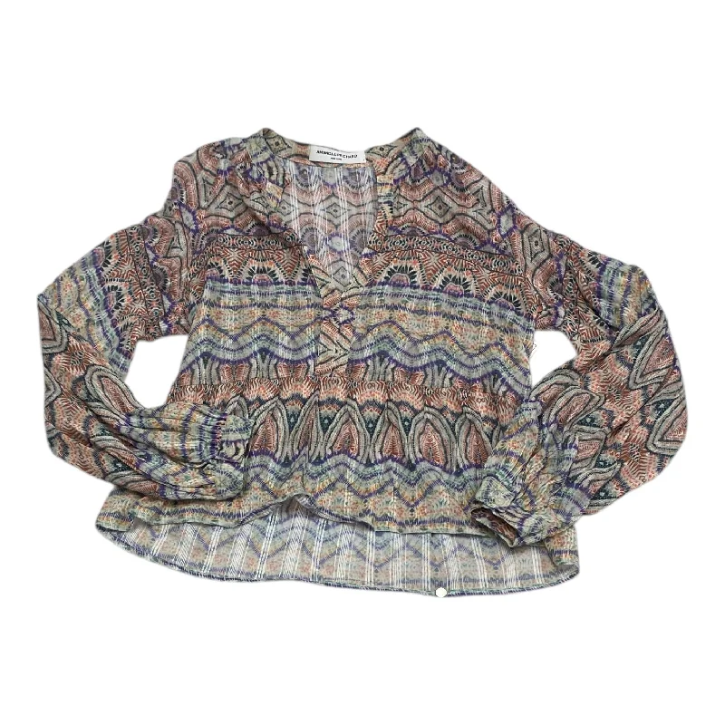 women's tops for those who want to make a fashion statementTop Long Sleeve By Amanda Uprichard In Multi-colored, Size: S