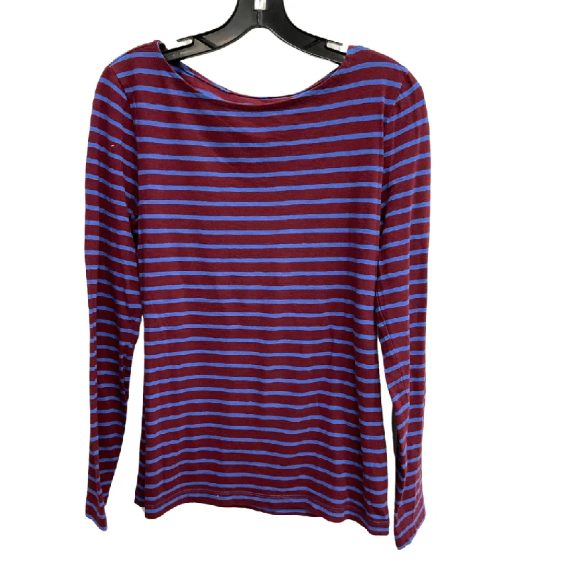 women's tops for date nightsTop Long Sleeve By J. Crew In Red, Size: M