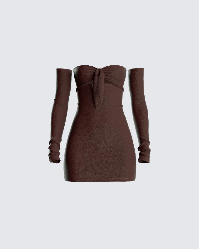 women's shift dressesEmsley Brown Tie Mini Dress