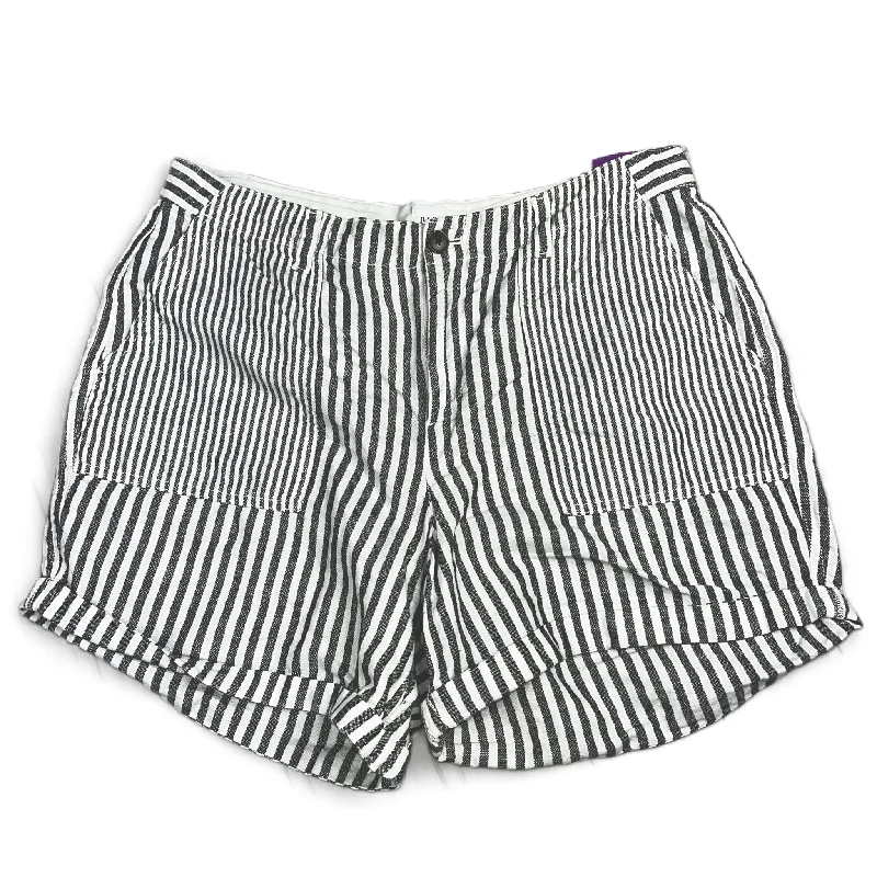 women's straight-leg shortsStriped Pattern Shorts By Gap, Size: L