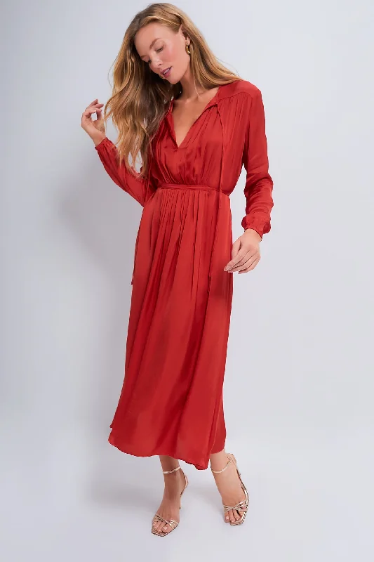 Laced DressMolten Lava August Maxi Dress