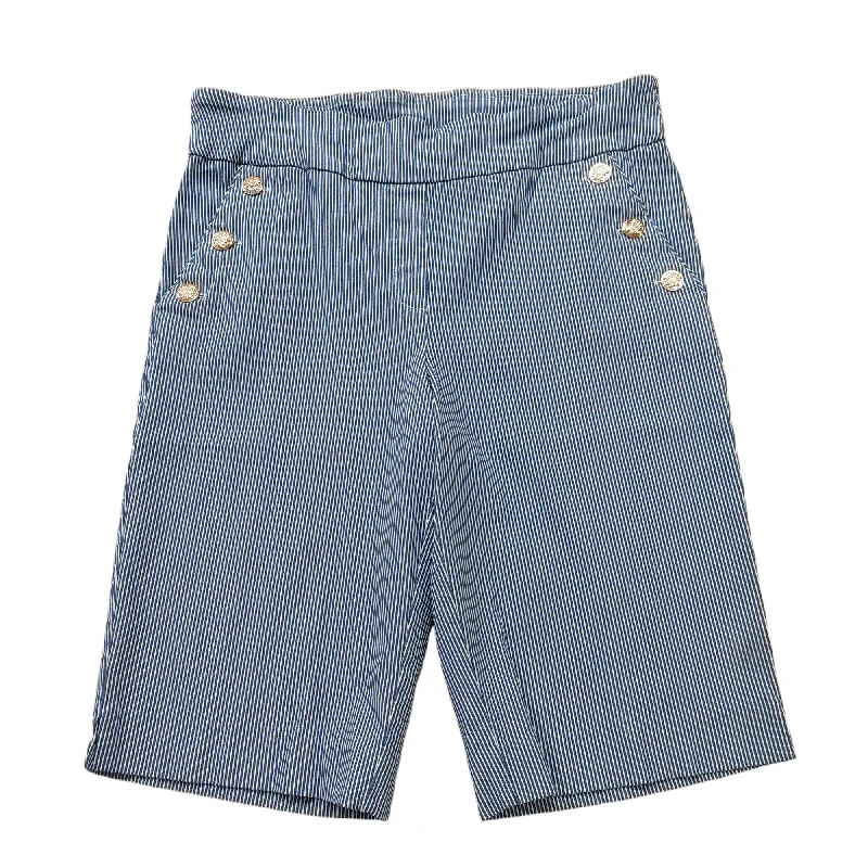 women's below-the-knee shortsStriped Pattern Shorts Liz Claiborne, Size L