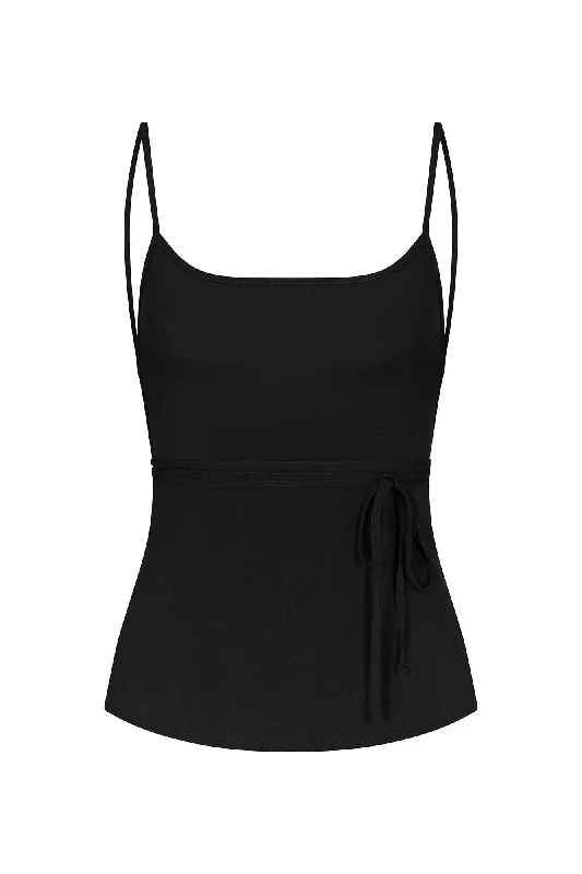 Cruise Female SwimwearK.M. Tie Wrap Top in Stretch Cupro