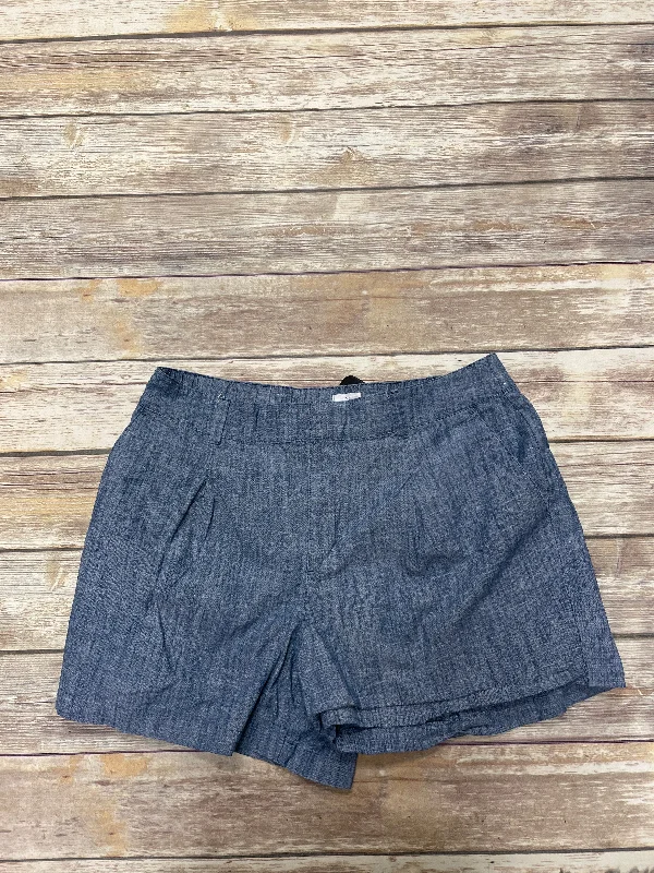 women's silk shortsBlue Shorts Loft, Size 14