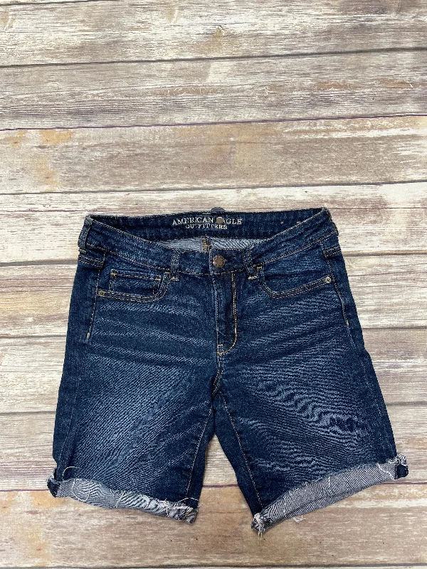 women's petite shortsBlue Denim Shorts American Eagle, Size 10