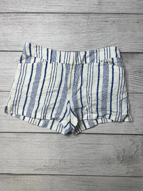 women's formal shortsBlue White Shorts Loft, Size 4