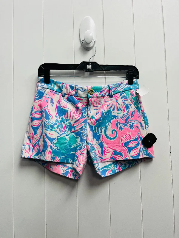 women's drawstring shortsBlue & Pink Shorts Lilly Pulitzer, Size 0