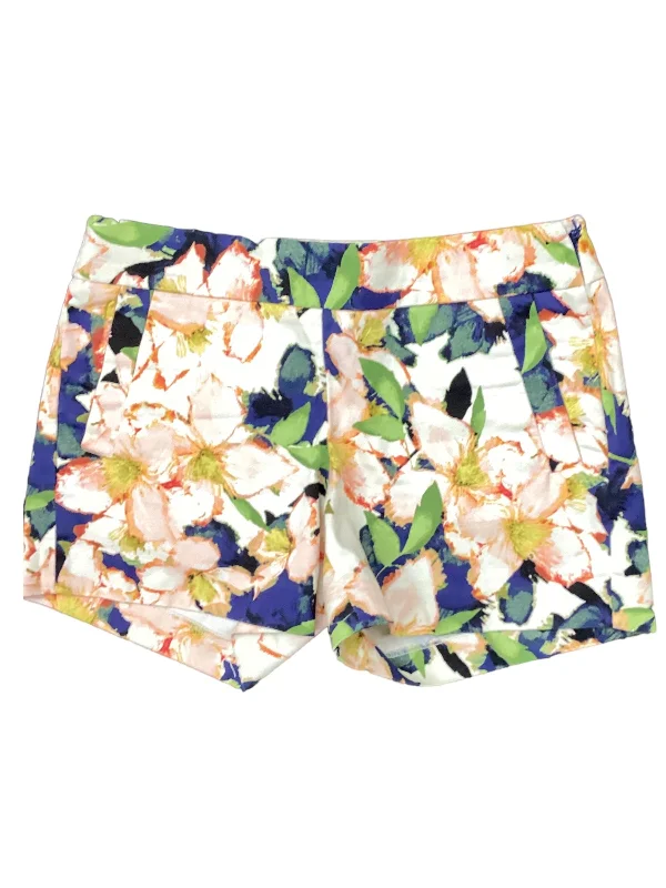 women's high-waisted shortsFloral Print Shorts J. Crew, Size 4