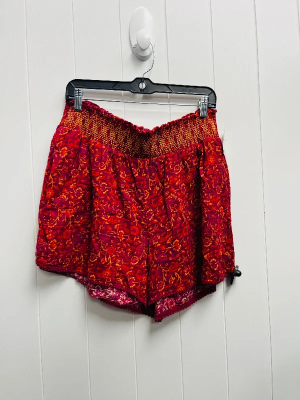 women's leather shortsRed & Yellow Shorts Matilda Jane, Size L