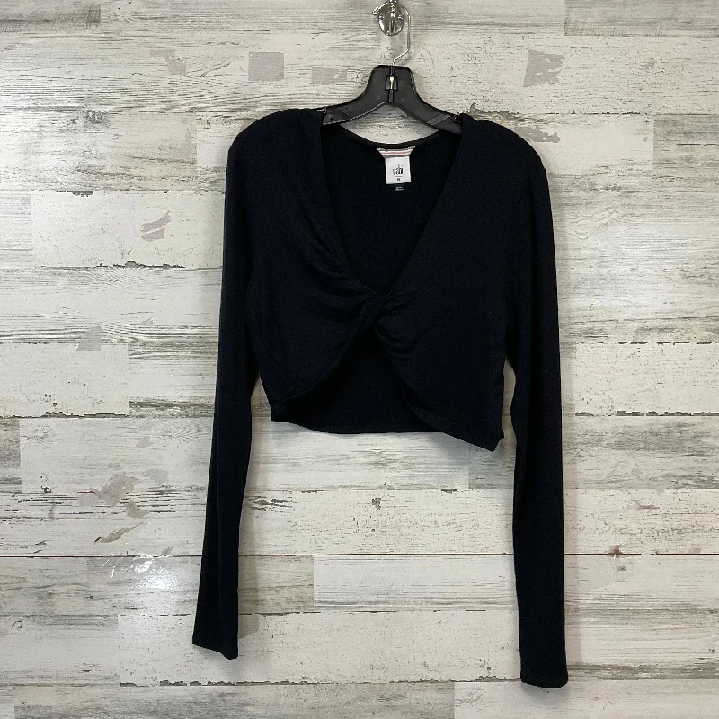 women's tops with cinched waistsBlouse Long Sleeve By Cabi In Black, Size: M