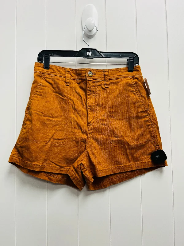 women's cycling shortsOrange Shorts Madewell, Size M