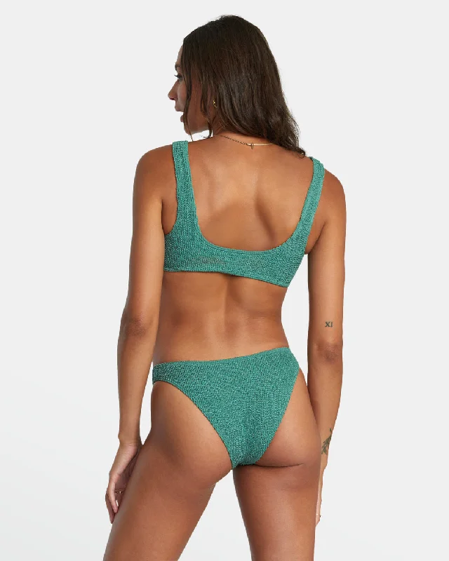 Pool Female SwimwearGrooves French Bikini Bottoms - Dusky Green